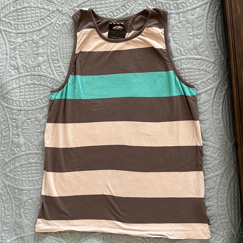 Vans striped tank, men’s XL